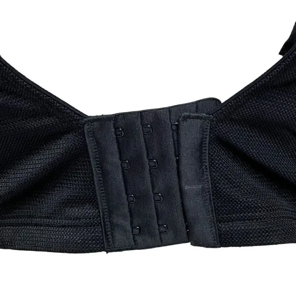 Livi active max support underwire gray high impact sports bra size 44DD